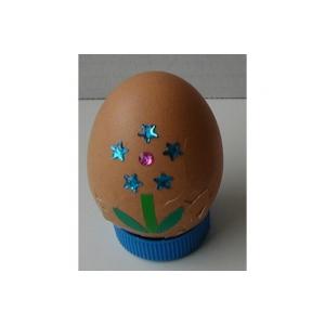 Décorer des oeufs de Pâques  décors fleurs et étoiles