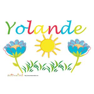 prénom yolande