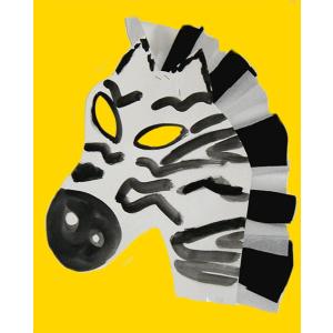 Masque de zèbre de Céline