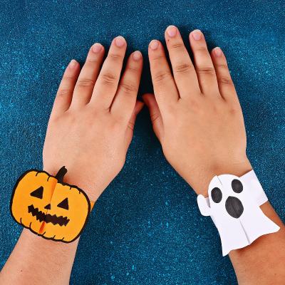 ?Un bracelet citrouille en papier | Tuto Halloween | Tête à modeler