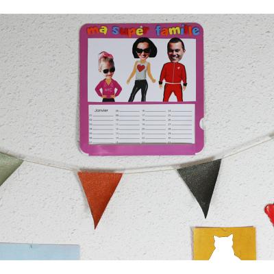 activité de bricolage enfants pour réaliser un calendrier d'anniversaire