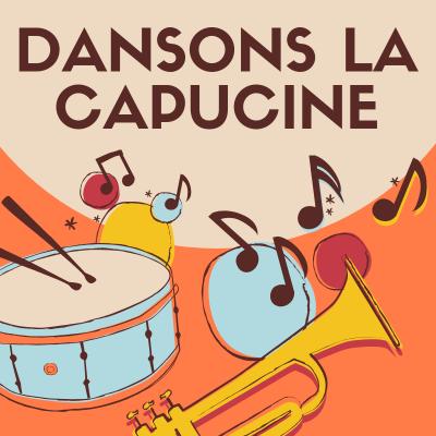 Chanson dansons la capucine. Paroles de la chanson à illustrer par l'enfant