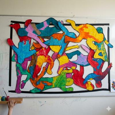 Réaliser une Fresque à la manière de Léger