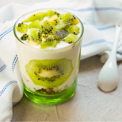 Voici le fromage blanc speculoos Kiwi. Une recette que les enfants vont adorer