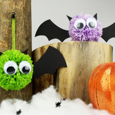 Sac halloween : Une jolie pochette en forme d'araignée à fabriquer avec les enfants pour y mettre les bonbons d'Halloween. Idéal pour aller avec un déguisement ou juste décorer la maison. Une activité