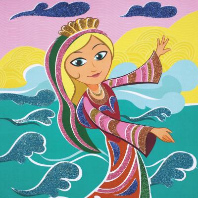 Voici 3 tableaux à paillettes sur le thème des princesses ! Une bonne idée d'activité pour les petites princesses qui seront parfaites pour décorer leur chambre.