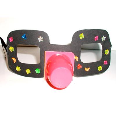 Fabriquer des lunettes  de clown pour se déguiser