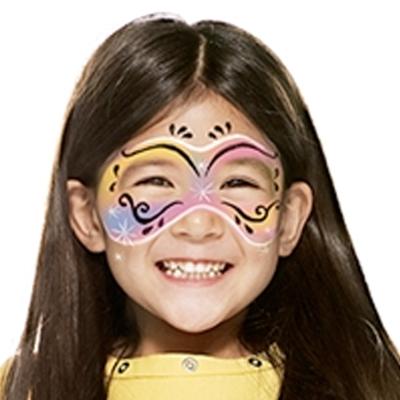 Maquillage masque de Carnaval avec Snazaroo