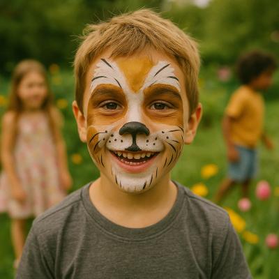 Maquillage tête de petit chien