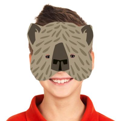 Masque ours à gommettes