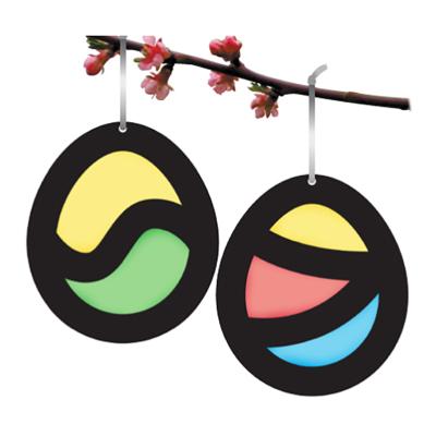 Mobile vitrail de Pâques