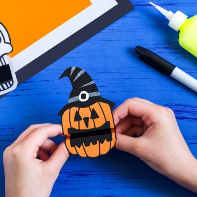 ?Un paper toy citrouille | Tuto Halloween | Tête à modeler
