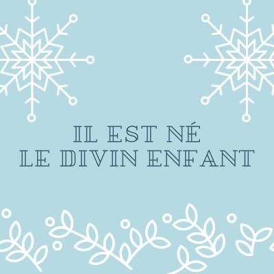 chanson Il est né le divin enfant jouez au bois ..Paroles pour carnet de chants et musique