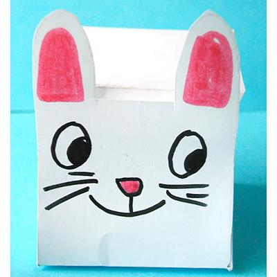 Fabriquer une petite boîte lapin Pâques