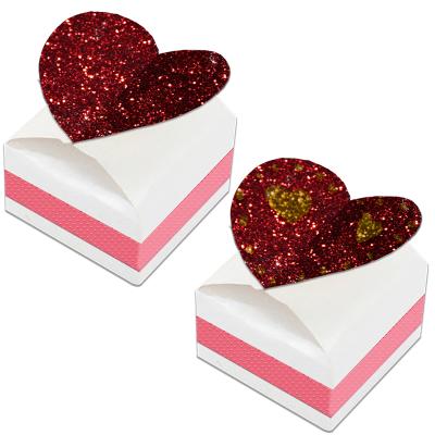 Boite cœur à paillettes