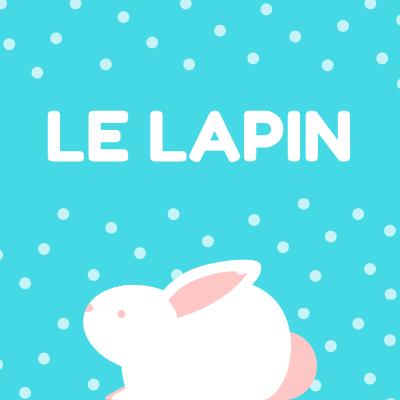 poésie de Claire de La Soujeole. Une poésie à imprimer, à colorier. La poésie le lapin pour toute la famille.