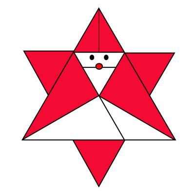 Comment faire un Père Noël en origami ? Voici un pas-à-pas pour faire un papa Noël en origami.