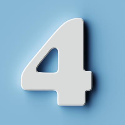 quatre - mot du glossaire Tête à modeler. Définition et activités associées au mot quatre.