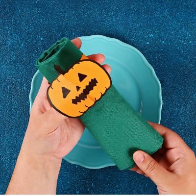 Le rond de serviette citrouille | Tuto Halloween | Tête à modeler