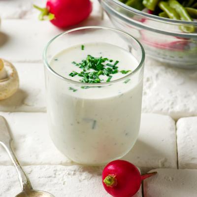Sauce vinaigrette au yaourt, une recette légère de vinaigrette. Une bonne recette de vinaigrette au yaourt