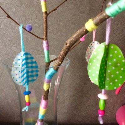 Un tuto pour réaliser un arbre de Pâques en famille