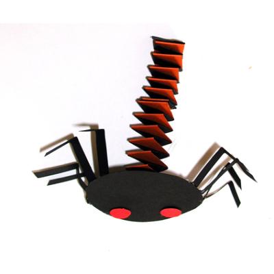 Fabriquer une araignée d'Halloween sur ressort