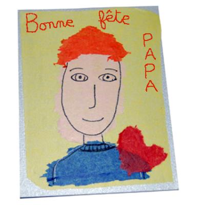 carte Fête des pères
