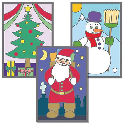 Carte à gratter  Noël