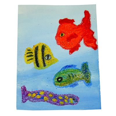 poissons dans l'eau