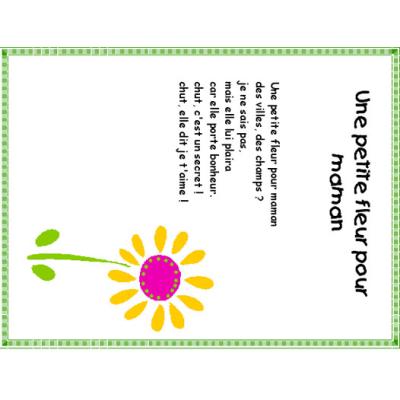 Une petite fleur pour maman