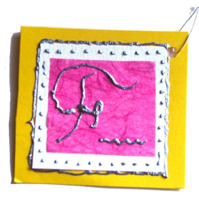 Fabriquer des étiquettes initiales en relief