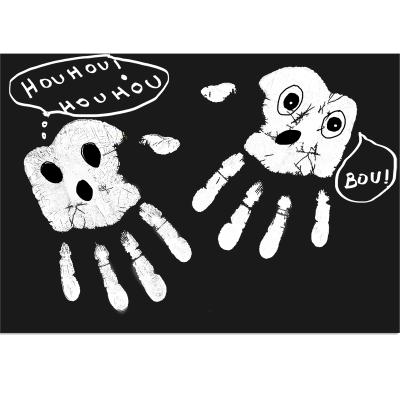 Fantômes empreintes de mains
