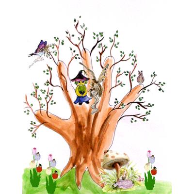 Dessiner un arbre des fées