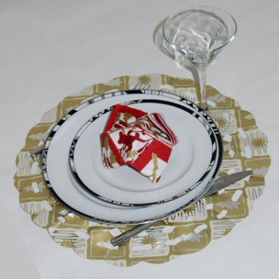 sous assiette en papier