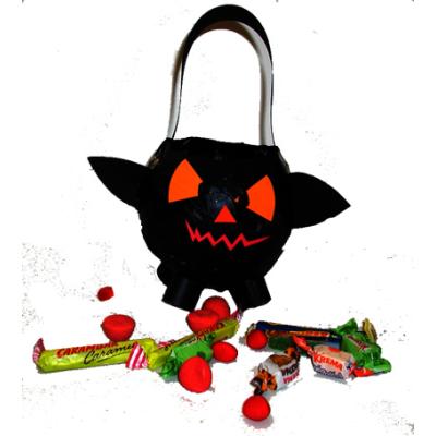 Fabriquer un panier marmite chauve-souris d'halloween