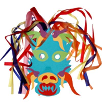 Masque de dragon chinois