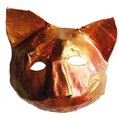 Masque de chat inspiré du carnaval de Venise