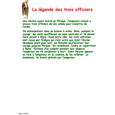 Saint Nicolas légende