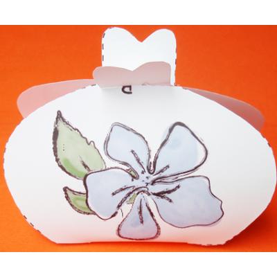 Pochette à cadeau à imprimer motifs fleurs
