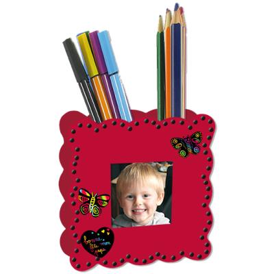 Pot à crayons porte-photo cadeau pour papa