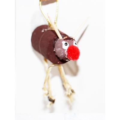 Petits rennes de Noël en décoration