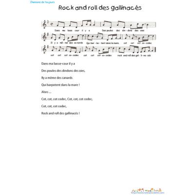 Rock and roll des gallinacés