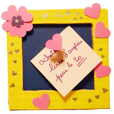 Mini tableau pense bête coeur