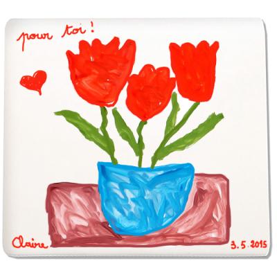 Tableau carreau en terre cuite