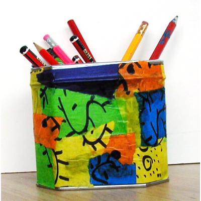 Bricolage pour faire une boite à crayons