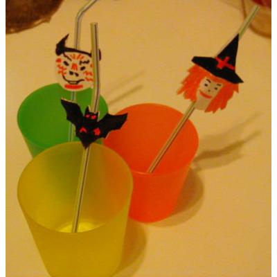 Marques pailles réalisé pour la fête d'halloween
