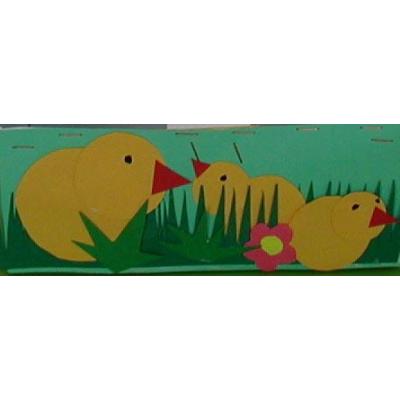 collage de poussins