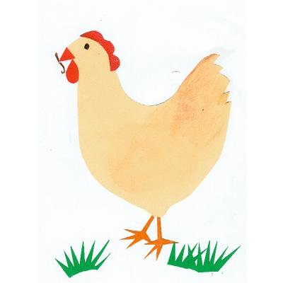 Réaliser une poule pour un livre