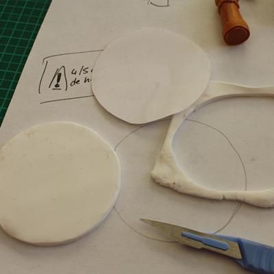 Créer le socle en pâte FIMO