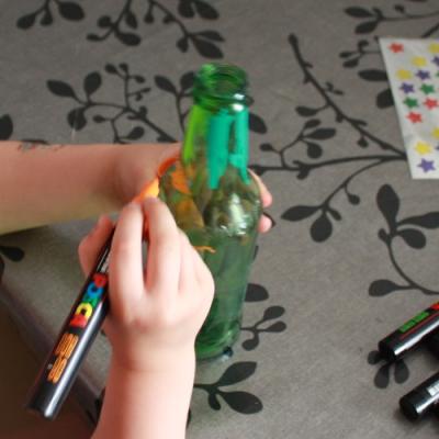 Décorer les bouteilles